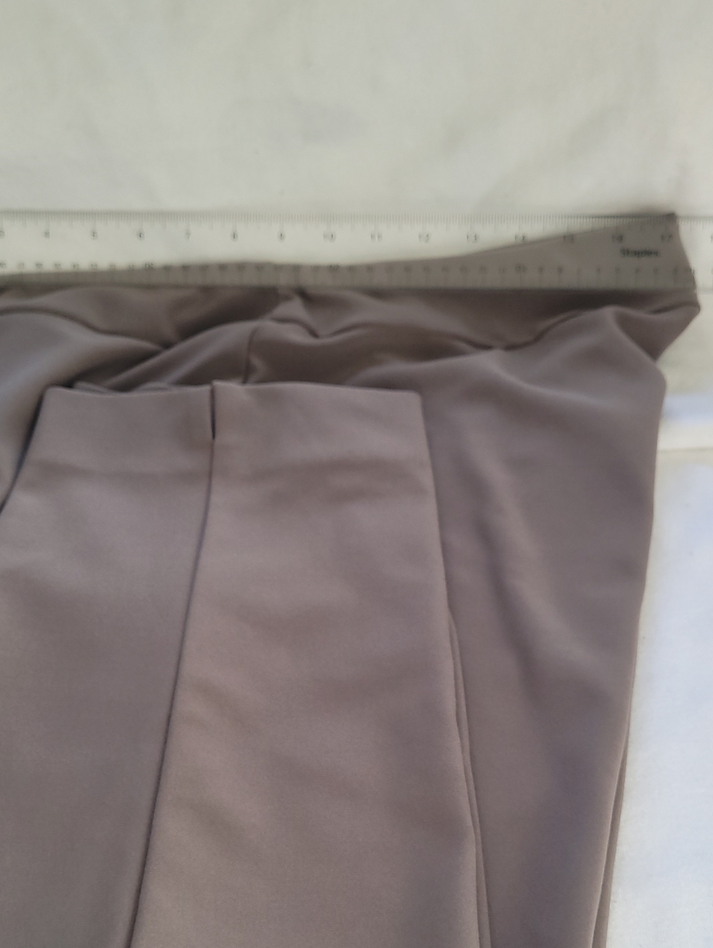 Straight Leg Women's Pants in Taupe